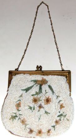 xxM330M Wonderful French Tambour Embroidery purse x